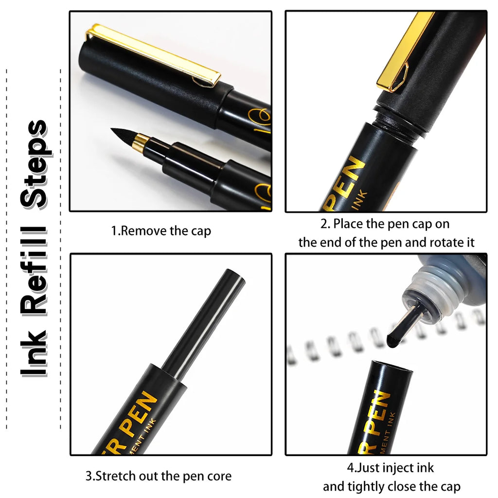 Manga Markers Needle Pen Art Hand-painted Hook Line Pen Sketch Pens Stationery Set Art Supplies School Supplies Art Pen Qme