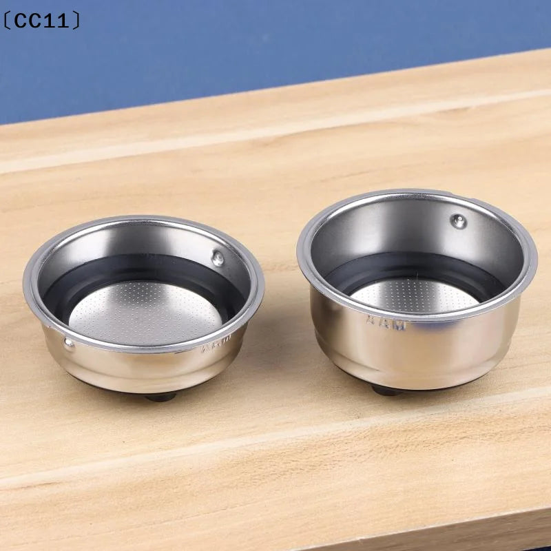 1 2 Cup Coffee Filter Basket 304 Stainless Steel Portafilter Espresso Qme