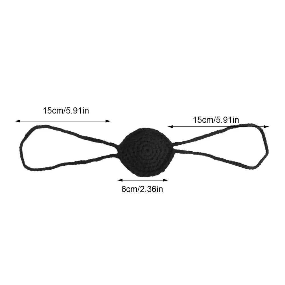 Comfort Nose Cover Comfortable Wool Nose Guard Funny Nose Decor Winter Outdoor Nose Protector for Cycling Running Camping Hiking Qme Black
