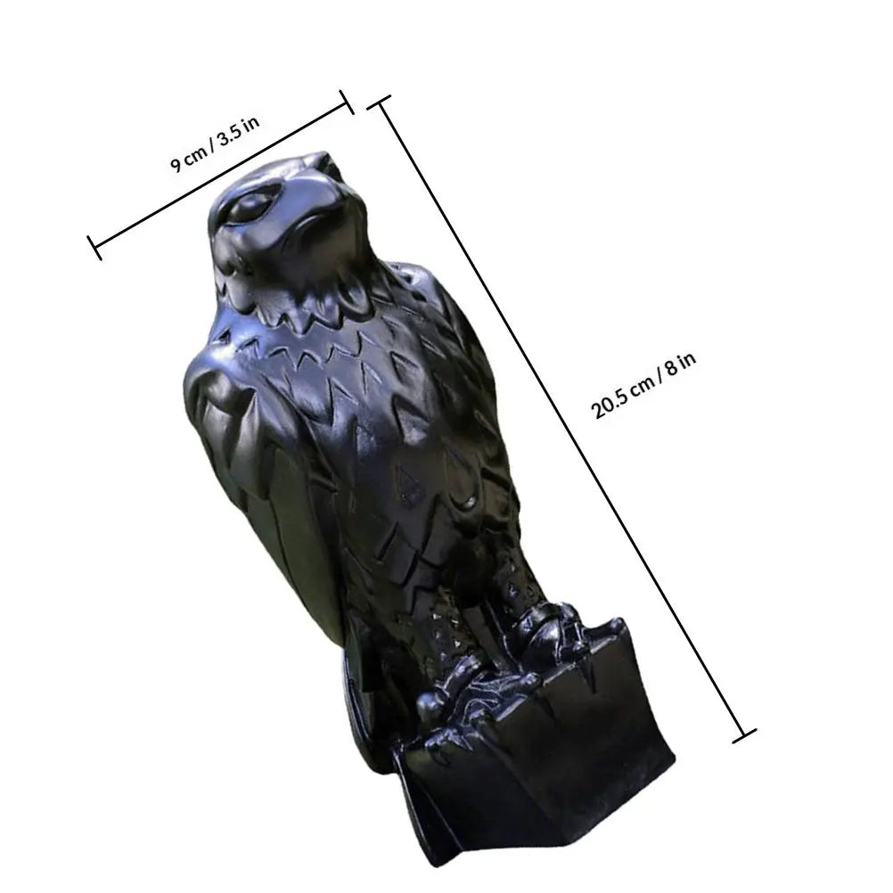 Resin Eagle Statue Creative Rustic Colors Tabletop Decoration Garden Home Office Animal Sculpture Desktop Ornament Qme