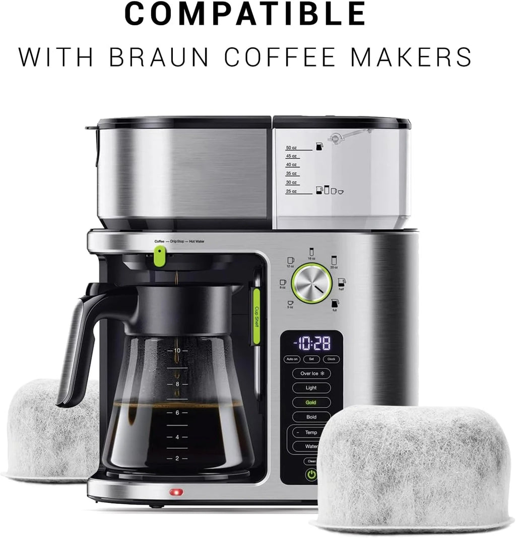 Replacement Charcoal Water Filters Compatible Cuisinart Coffee Maker Qme