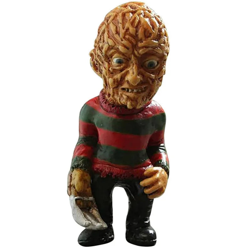 Horror Movie Killer Resin Pendant Cosplay Halloween Party Decoration Prop Scary Pumpink Head Mask Car Accessries Festival Gift Qme H