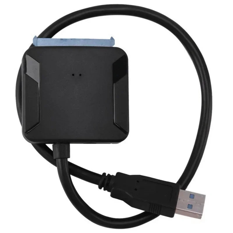 USB 3.0 To SATA 7PIN+15PIN Easy Drive Cable 2.5" 3.5" SSD HDD Hard Drive 10TB 5Gbps Support Expansion Line Expanding Connector Qme