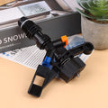 Lawn Irrigation Rotating Sprinkler 360 Degrees Auto-rotate Two Holes Water Spray Head Garden Yard Watering Sprinkler Nozzle. Qme Black