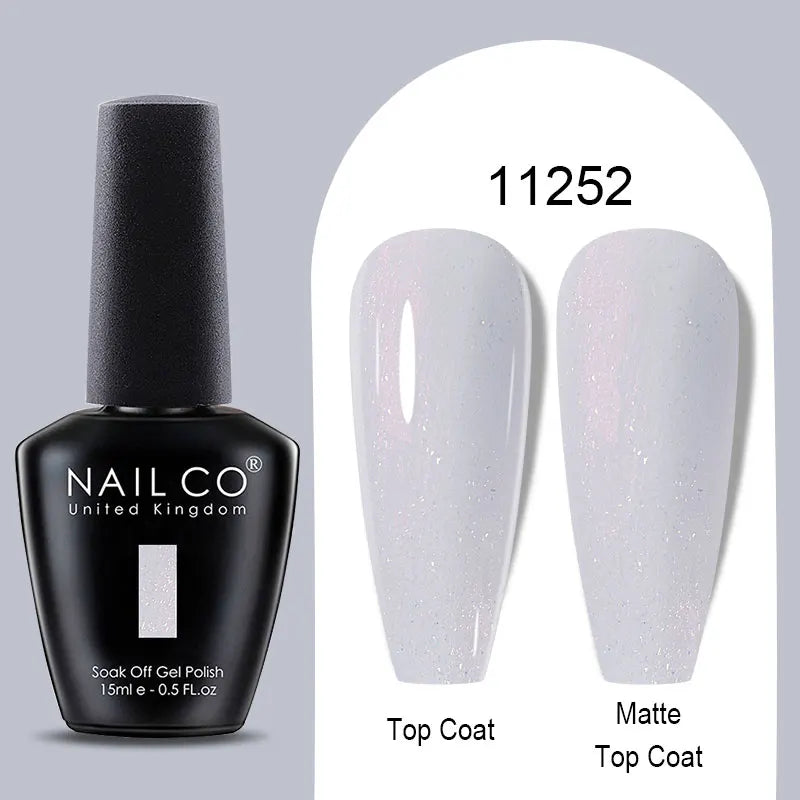 NAILCO Winter Red Gel Nail Polish Semi Permanent Soak Off Varnishes