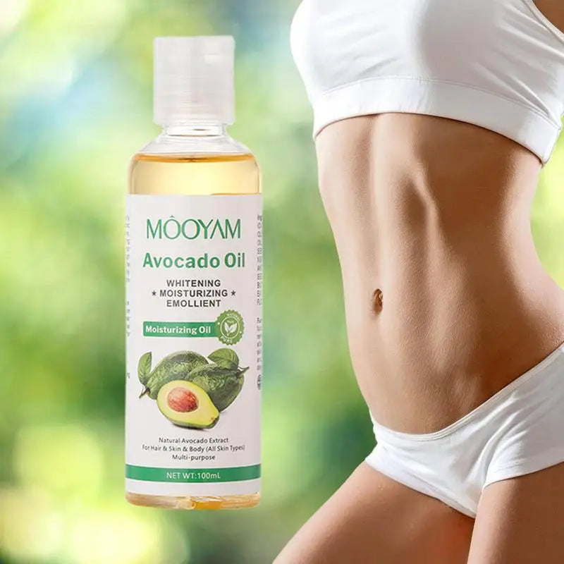 Facial Massage Oil Hydrating Soothing Coconut Avocado Vitamin Deep Qme