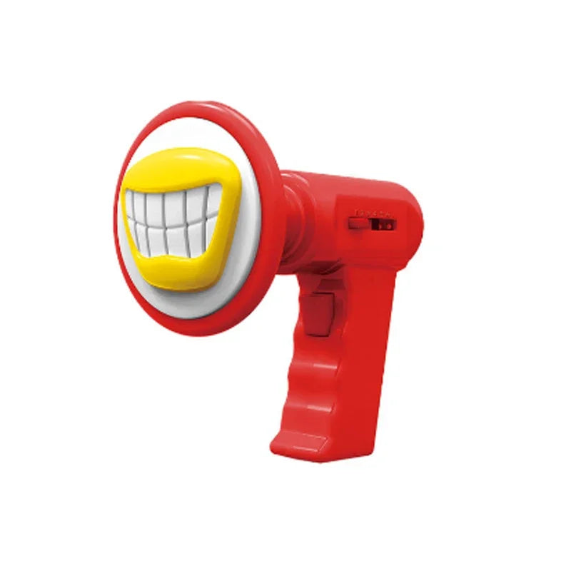 Mini Children's Voice Changing Toy With 6 Sound Effects, Role-Playing Voice Speaker Children's Handheld Amplifier Parody Kid Toy Qme Red