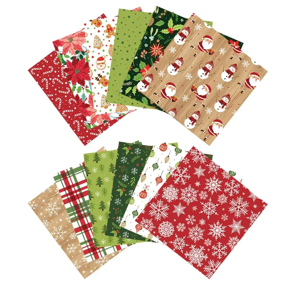 Christmas Scrapbooking Paper Vintage Scrapbook 0 DIY Craft Creative Qme 12 sheets China Mainland