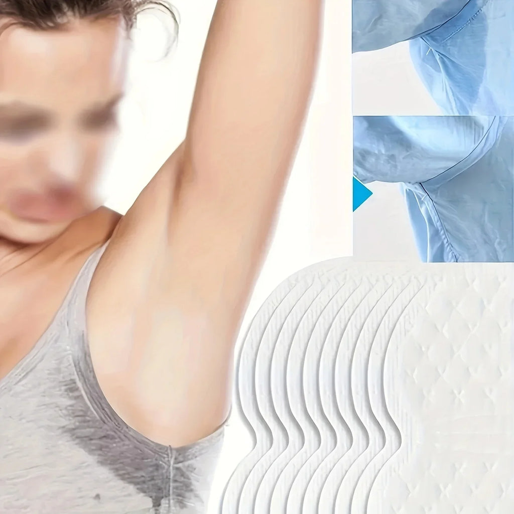 20 30 50 70 Underarm Sweat Pads Washable Deodorant Shields Absorbing Qme