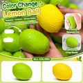 New Temperature-sensitive Color Changing Lemon Slow-rising Ball Fun Squeezeable Stress-relieving Toy Creative Home Decoration Qme color One Size