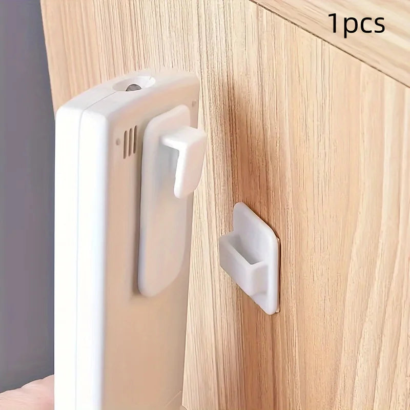 2 Pairs of Multi-functional Adhesive Hooks, Remote Control Hooks, No-nail No-mark Strong Adhesive Hooks, TV , Utility Hooks Qme