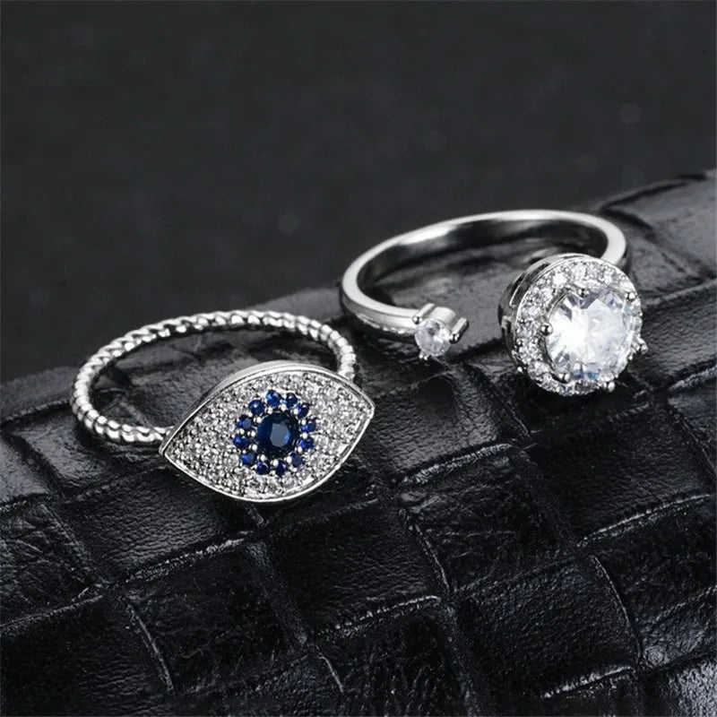 Anxiety Rings for Women Y2k Jewelry Rings Sun Flower Charm Daisy Bead Anti Stress Fidget Spinner Rings Teens 2025 Aesthetic Qme