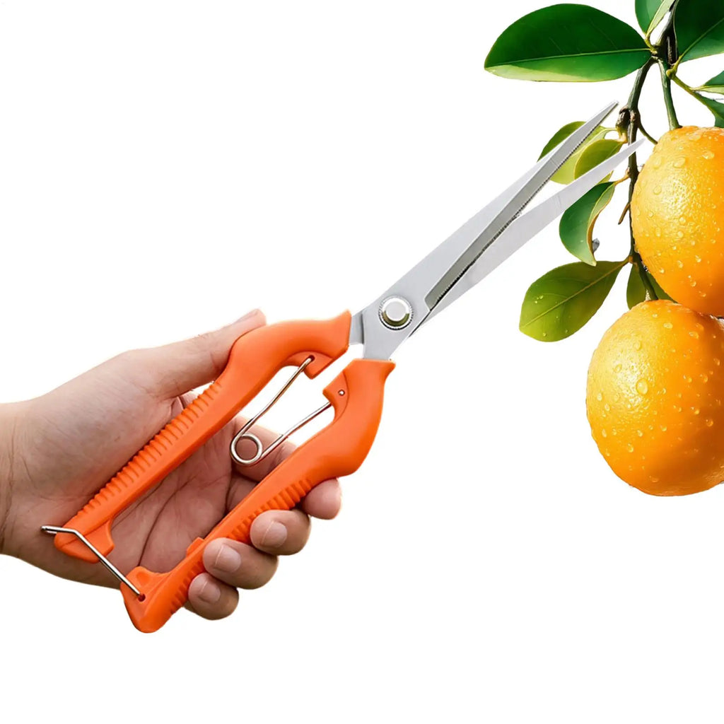 NEW Garden Scissors Rust Resistant Pruning Clippers Tree Trimmer Branch Cutter for Fruit Flower Picking Thinning Root Lawn Hedge Qme