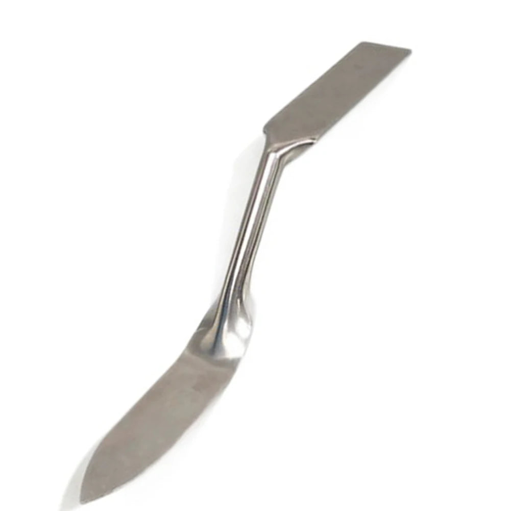 1PC Stainless Steel Double-headed Mud Plastering Trowel Trowel Wall Brick Trowel-Mason Tools For Seam Repair & Cleaning Qme