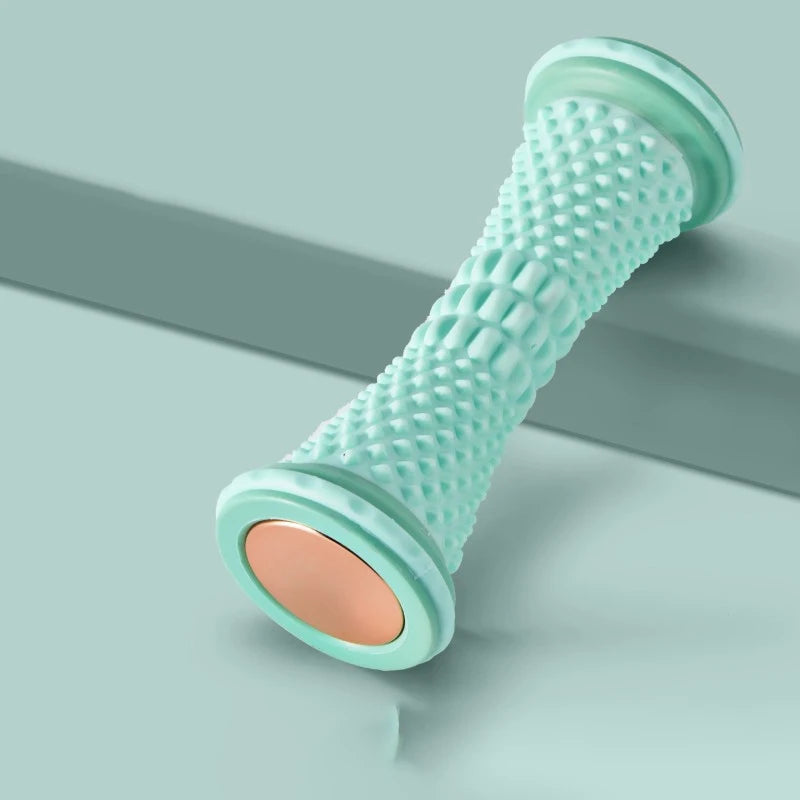 Foot Fascia Roller Massage Deep Tissue Textured Surface Home Use Qme green-upgrade No plug