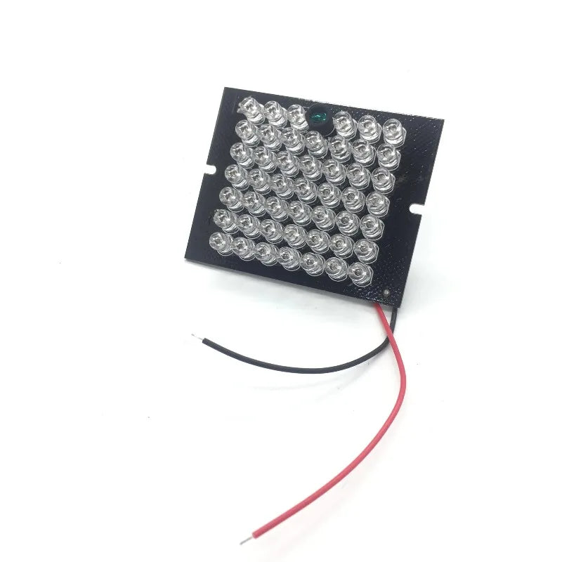 1PCS 940nm Wavelength 48 LED Night Vision No Glow IR Illuminator for Security Camera Qme