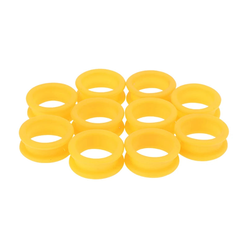 Professional Barber Hair Shears Scissors Finger Rings Grips Inserts Qme Yellow