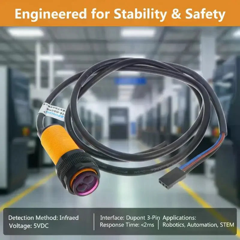 E18-D80NK Infrared Obstacle Avoidance Sensor 5V Photoelectric Switch Qme Default Title
