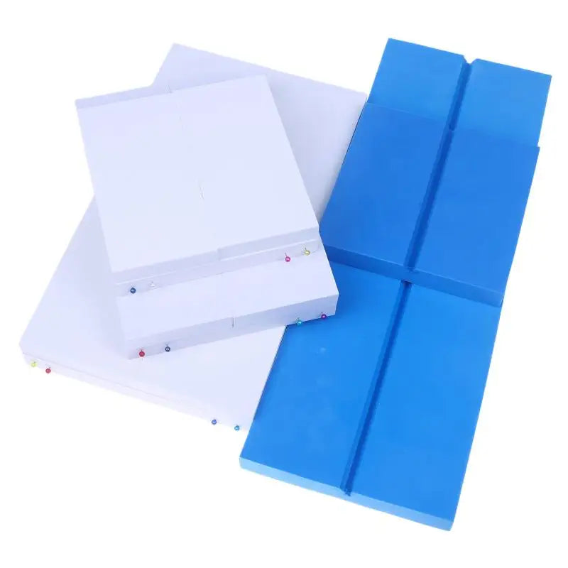White Blue Insect Pinning Board Double Sided EVA Foam Combined Plates Qme