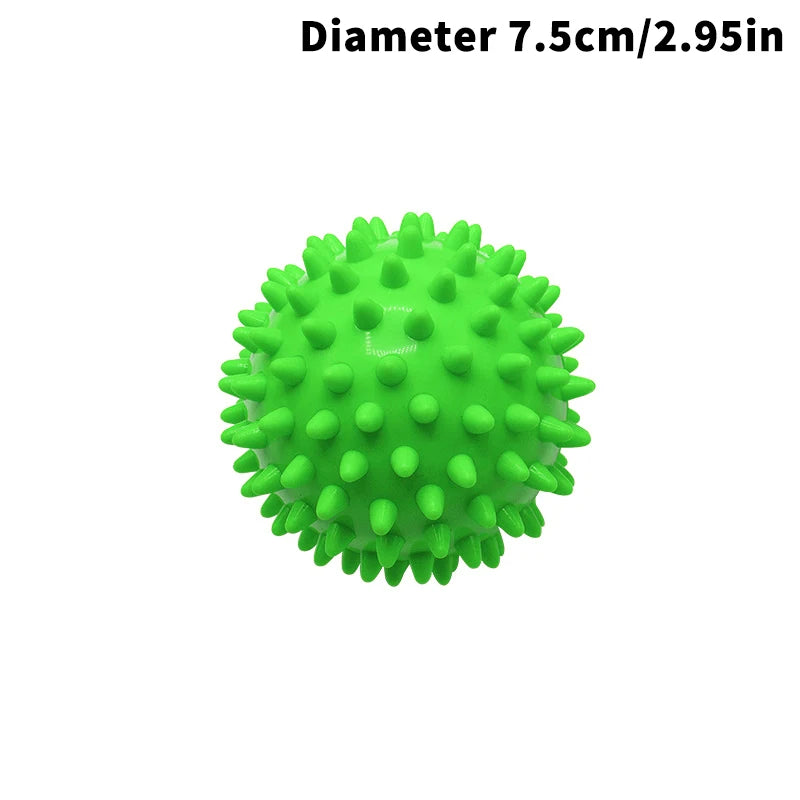 Meridian Massage Ball Fascia Muscle Relaxation Yoga Fitness Waist Qme 75mm Green
