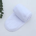 Women Head Band Adjustable SPA Facial Yoga Headband Bath Makeup Hair Qme WHITE