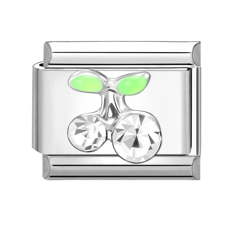 Bright Zircon Multielement Stars Shell Butterflyitalian Charm Links