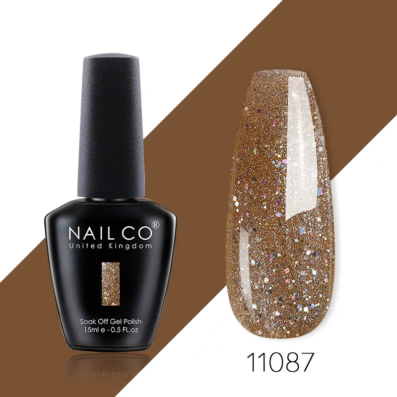 NAILCO 85 Colors Nail Gel UV LED Lacquer Manicure Varnish Hybrid Semi Qme