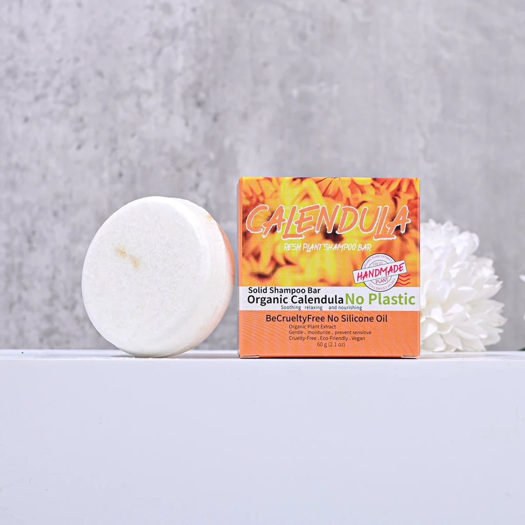 Calendula Flower Plant Essential Oil Shampoo Soap Handmade Rich Aroma Qme