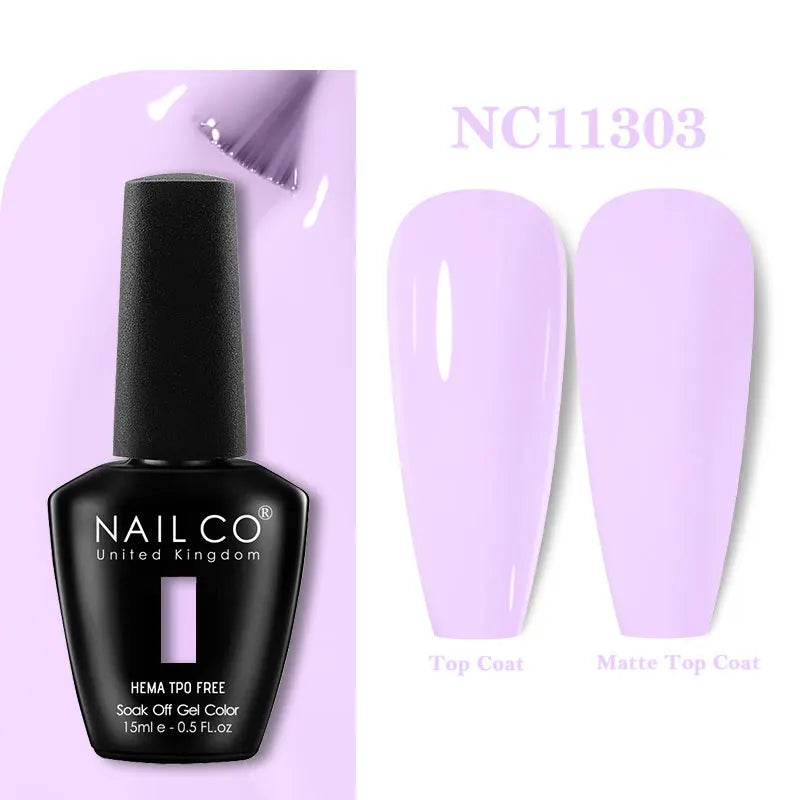 NAILCO Coat Base Gel Nail Polish Nails Art Semi Permanent Lacquer Qme 11303
