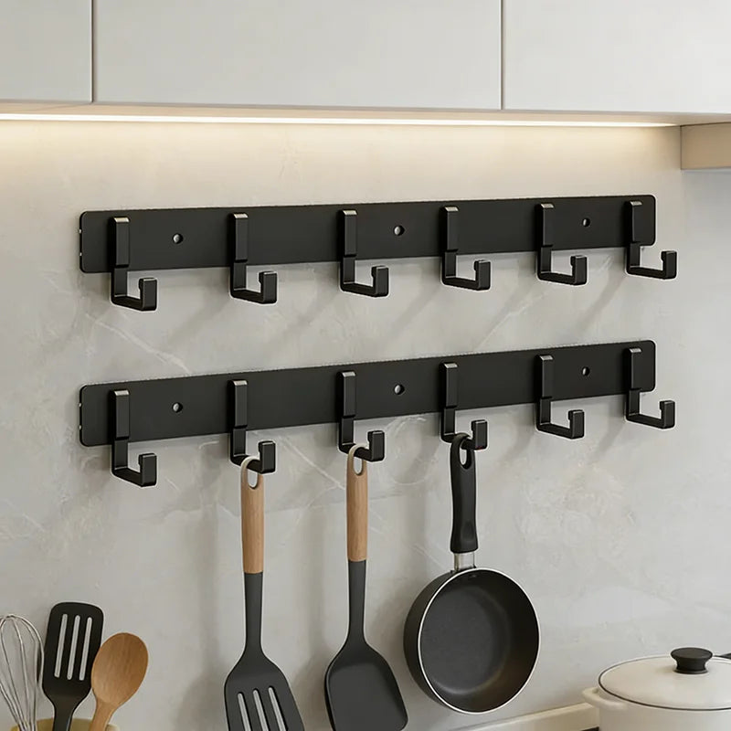 Moisture Isolation Aluminum Alloy Wall Hook Easy Clean Design for Laundry Room Cleaning Tool and Sundry Wall Hanging Arrangement Qme