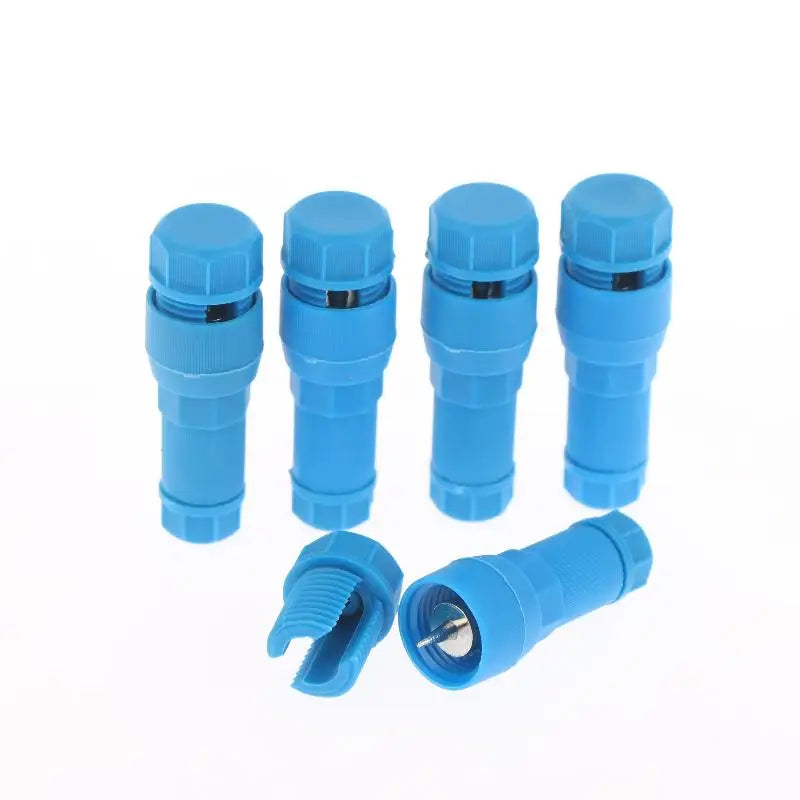 5/10Pcs T-shaped Gauge Wire Connectors For Landscape Lighting Low Voltage Waterproof Replacement Landscape Light Cable Connector Qme Blue 5pcs