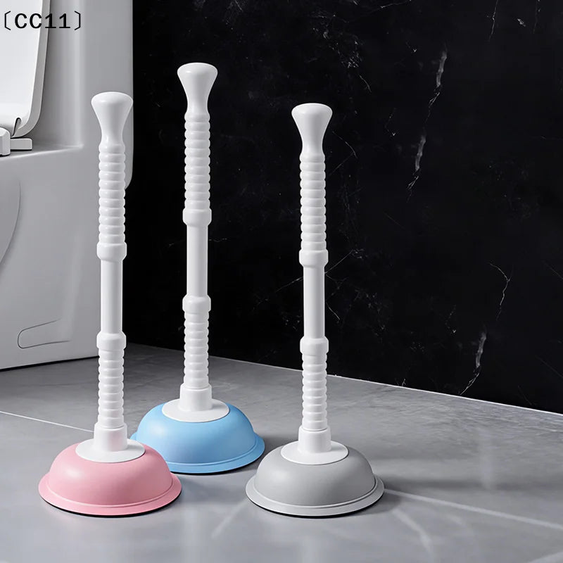 Plastic Toilet Plunger Anti-clogging Drain Cleaner Pipe Dredging Qme