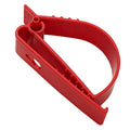 Multifunctional Clamp Safety Helmet Earmuffs Key Chains Clips Labor Qme Red