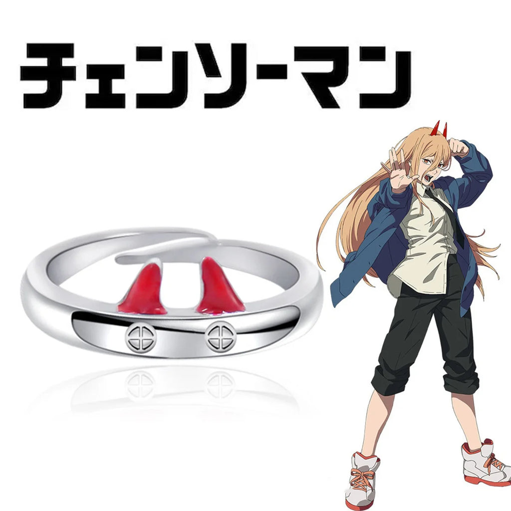 Anime Darling In The Franxx Ring HIRO ZERO TWO Cosplay Adjustable Unisex Couple Lover Rings Jewelry Gift Cosplay Props Accessory Qme
