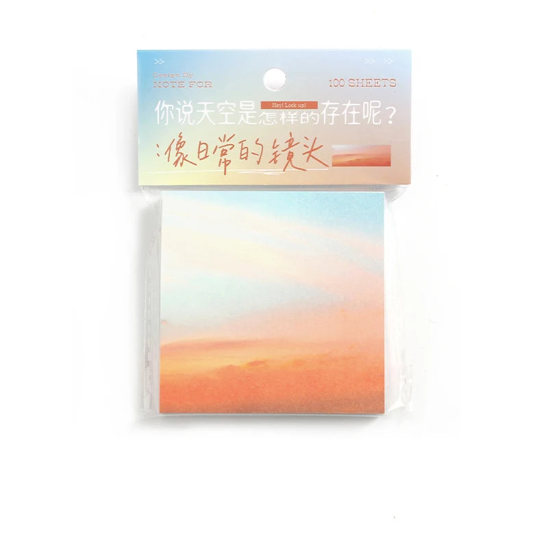 Ins Colorful Clouds To Do List 100/600 Sheets planner Student Long Style Note Paper Memo Pad Stationery School Supplies Qme D