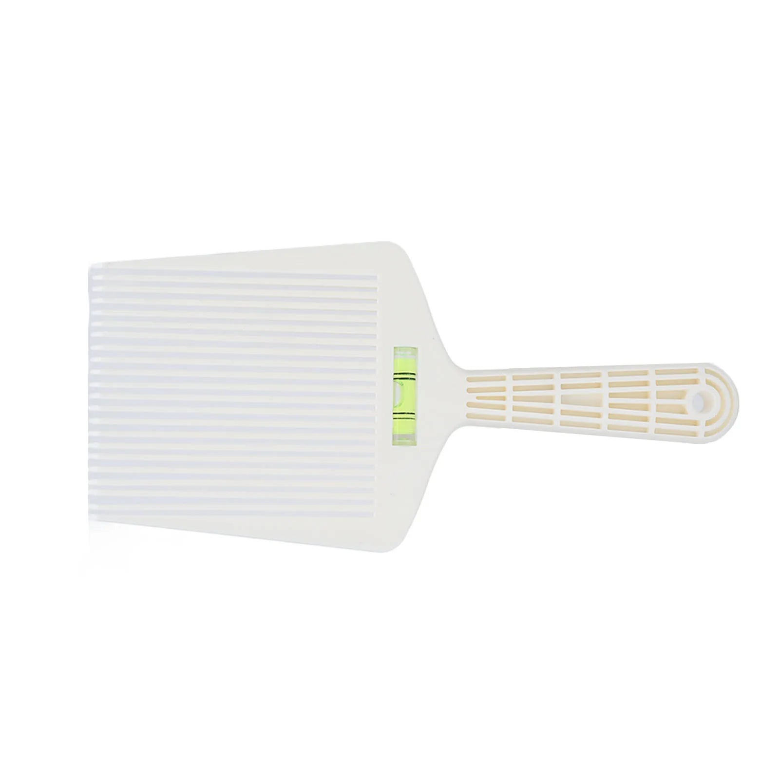 Barber Flat Top Comb Flat Top Hair Comb Barber Flat Top Comb Professional Flat Top Comb with Accurate Water Leveling White Qme