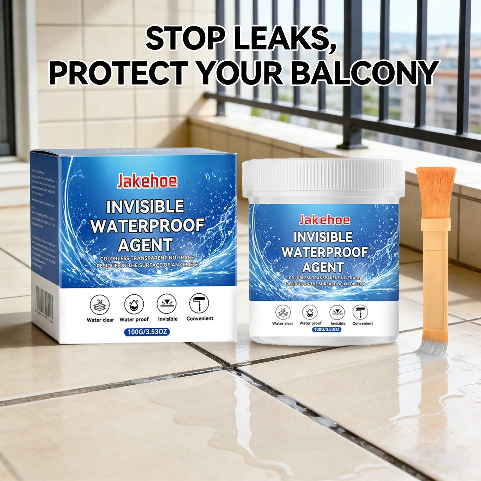 Invisible Waterproofing Agent Transparent Traceless Lasting Waterproof High Temperature Resistance Convenient Insulating Sealant Qme