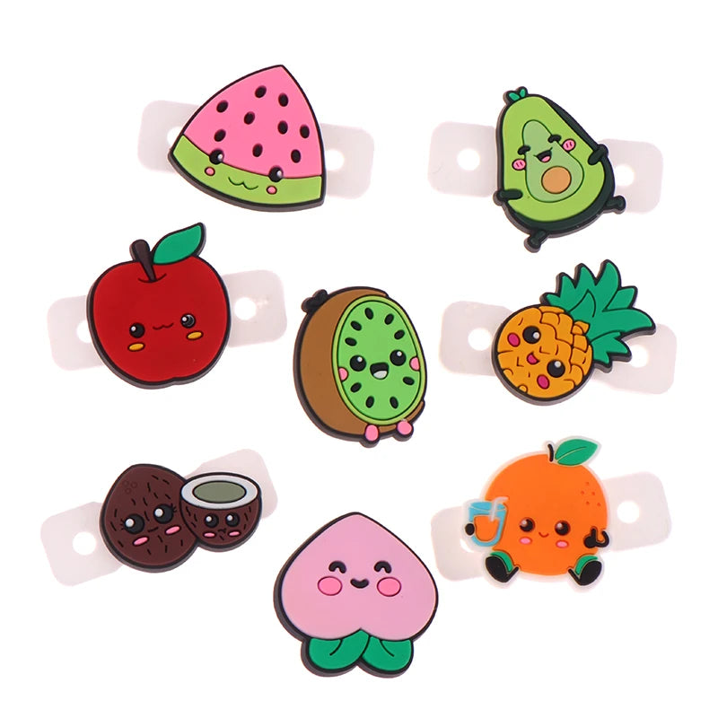 Lot Tennis Vibration Dampeners Accessories Cartoon Fruit Shape Racket Qme