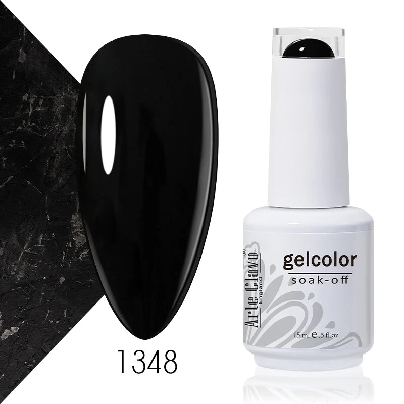 Arte Clavo Solid Gel Nail Polish Rainbow Summer Varnish Soak Off