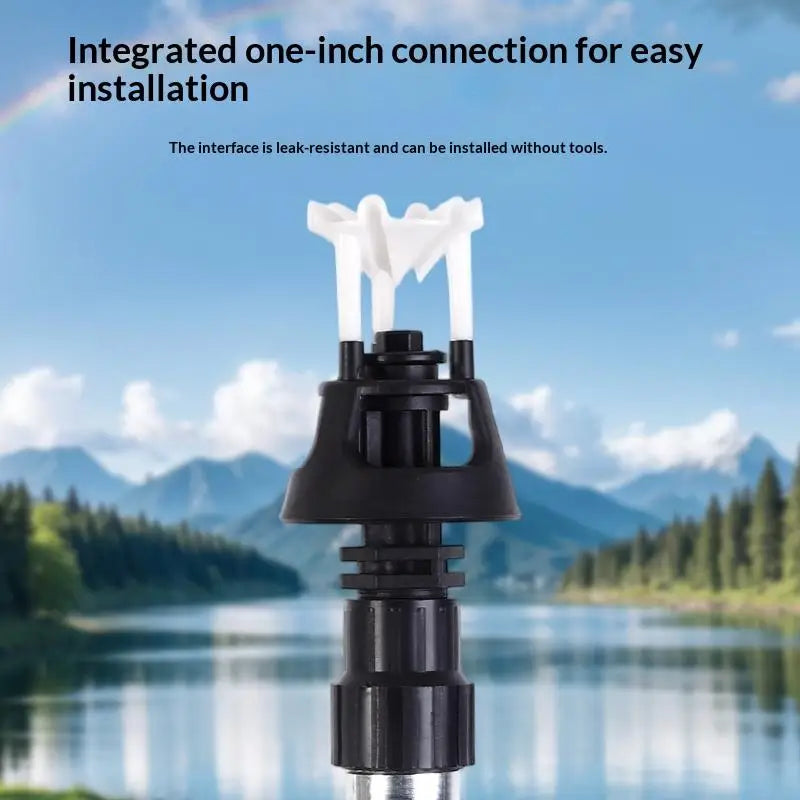 360 Degree Wobbling Sprinklers Universal Garden Irrigation Nozzle Qme