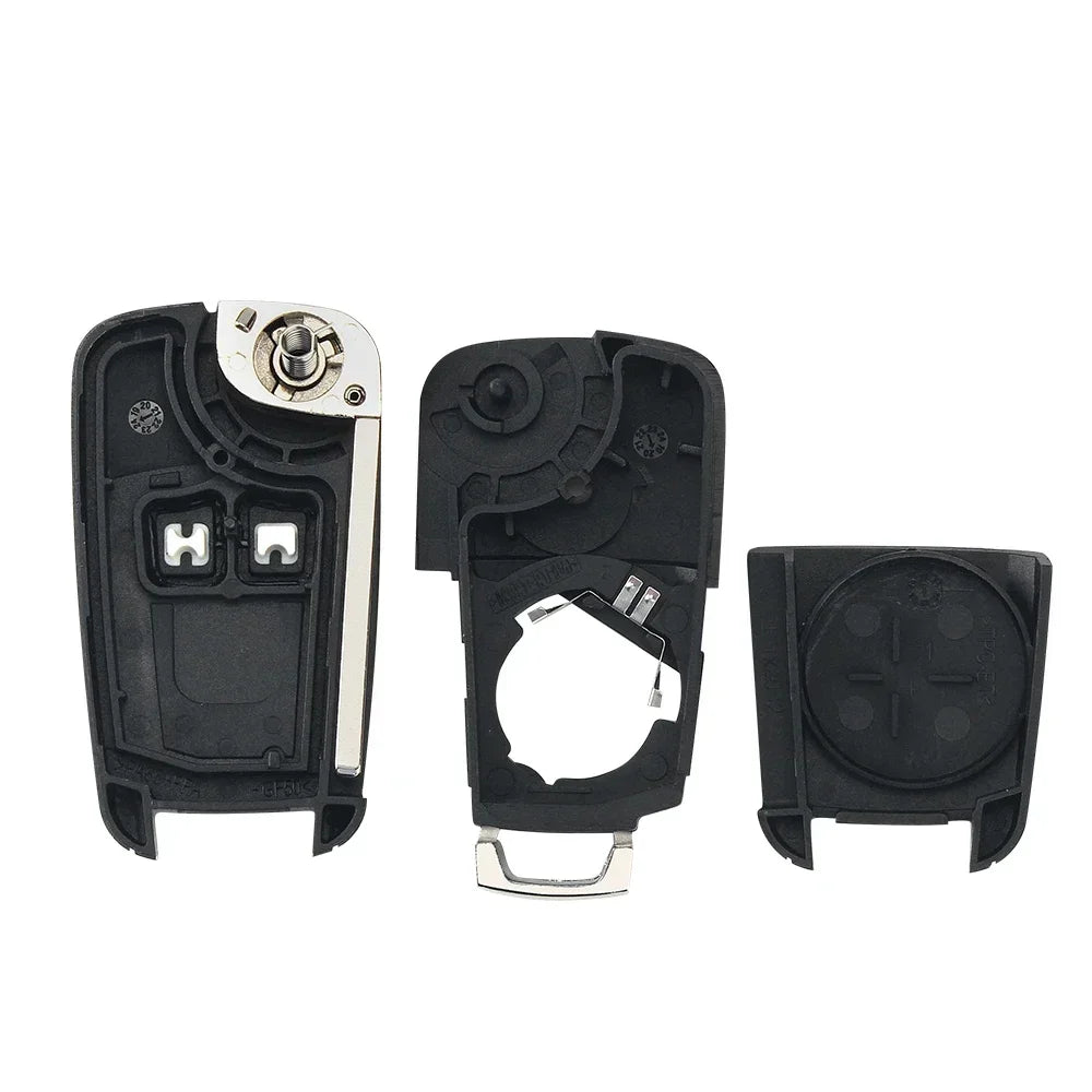 2 Buttons Flip Remote Car Key Shell for Chevrolet Aveo Cruze Epica Camaro Lova Impala Sail Spark Key Case Accessories Qme