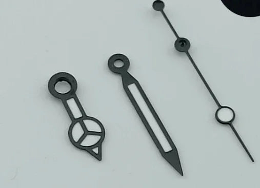 Modified Watch Hands Green Luminous Logbook Needle Silver Gold Rose Watch Accessories for NH35/NH36/4R/7S Movement Qme B