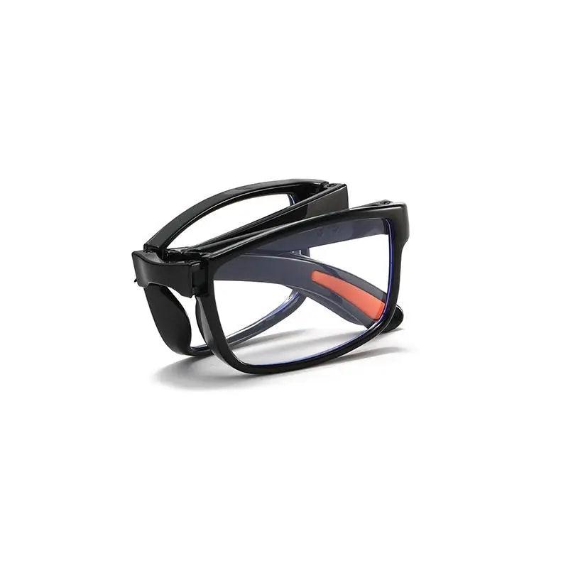 Portable Glasses Men Women Folding Reading Case Anti Blue Light Qme