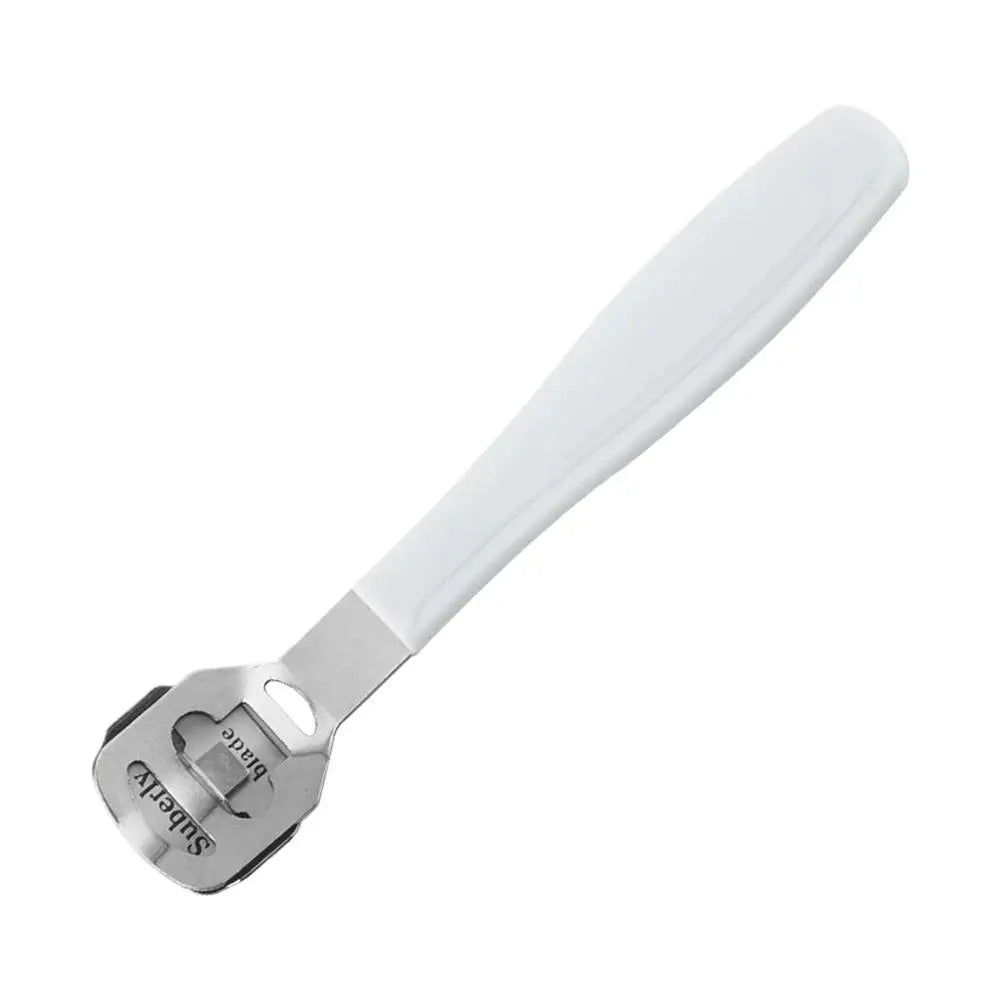 Stainless Steel Callus Shaver Remover Blade Pedicure Razor Feet Hands Qme white