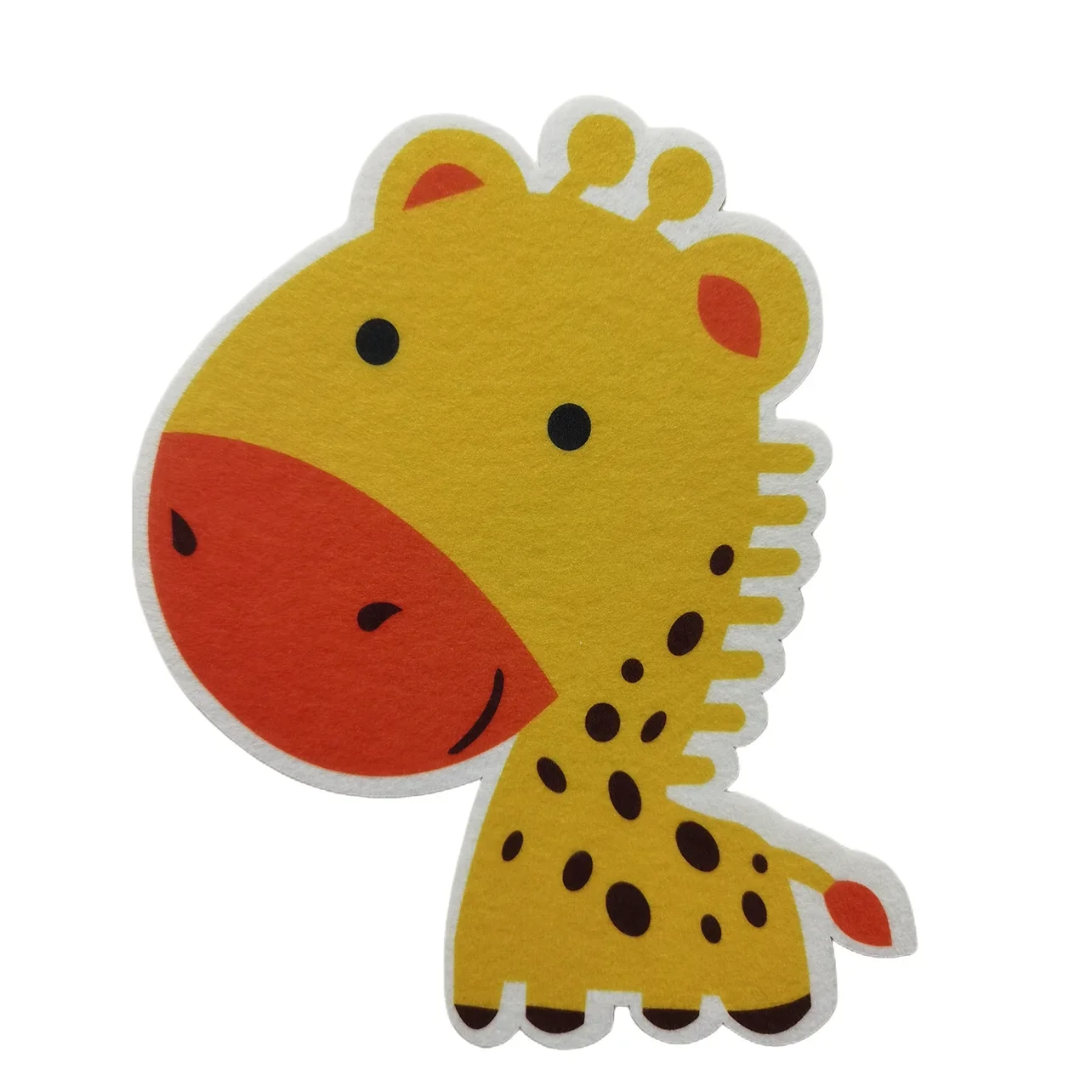 Cartoon Fragrant Toilet Stickers Self-Adhesive Wall Sticker for Kid Bathroom Washroom Decorative Deodorization Toilet Lid Decals Qme Giraffe-1PC