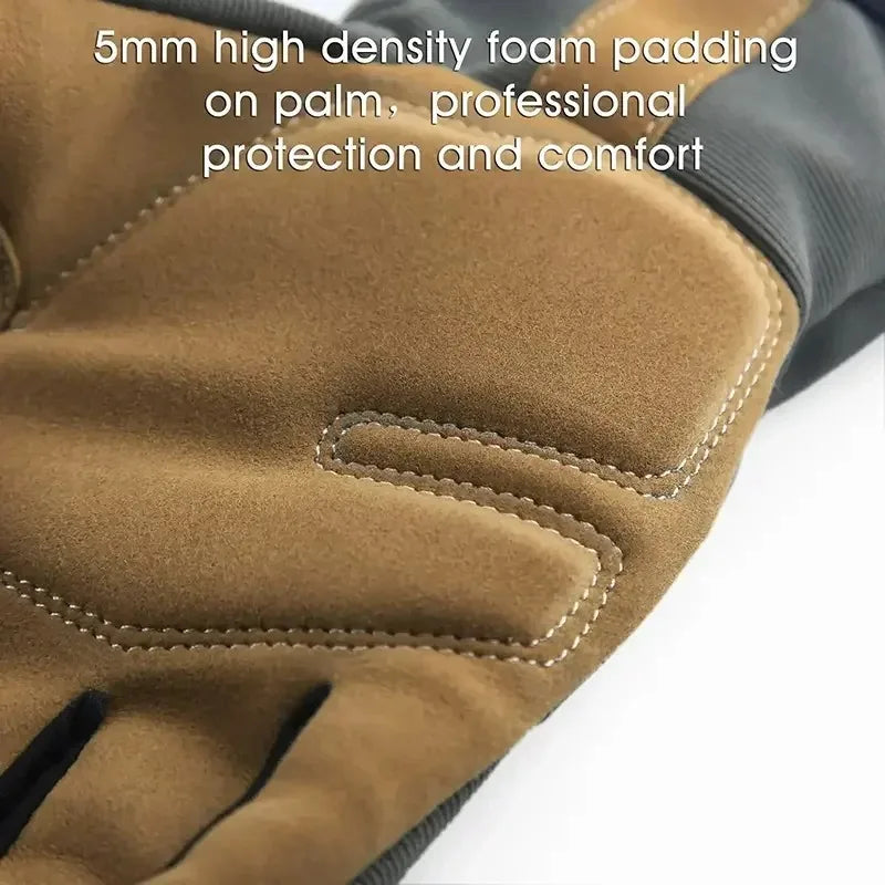 1pairs Garden Work Gloves Anti-Stab Anti-Wear Ultra Fiber Outdoor Gardening Cycling Touch Screen Mechanic Protective Gloves Qme