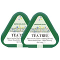 Tea Tree Scrub Soap with Natural Walnut Shell Particles for Deep Cleaning & Natural Beauty Skin Care. Qme Lavender 120g