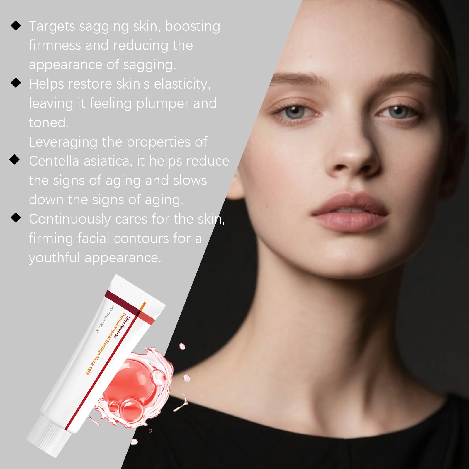 Centella Asiatica Time Reverse Cream Advanced Fast-Absorbing & Nourishing Cream Hydrates Firming Anti-Aging Face Cream Skin Care Qme