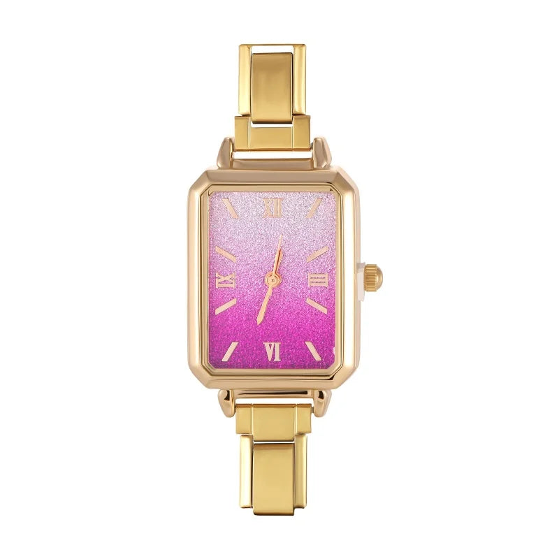 New2026 Y2K Funny Crab and Square Shape High Quality Stainless Steel Watch DIY 9MM Charm Women Men's Bracelet Watch Head Jewelry Qme Style 13