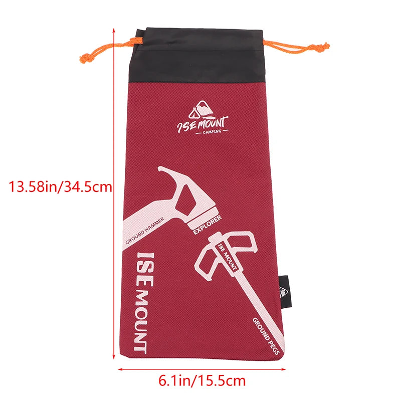 Oxford Cloth Tent Pegs Nails Storage Bag Portable Stake Bags Qme